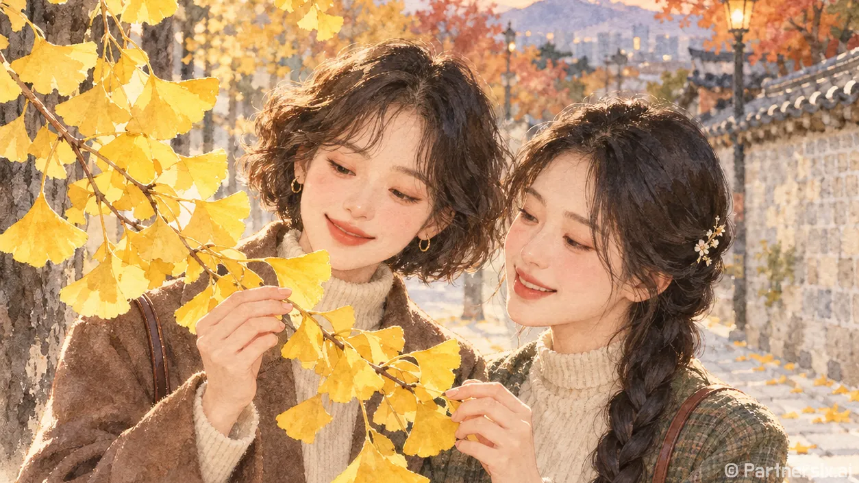 은행나무 노란 단풍과 꽃말, 상강 날짜가 궁금하신가요?