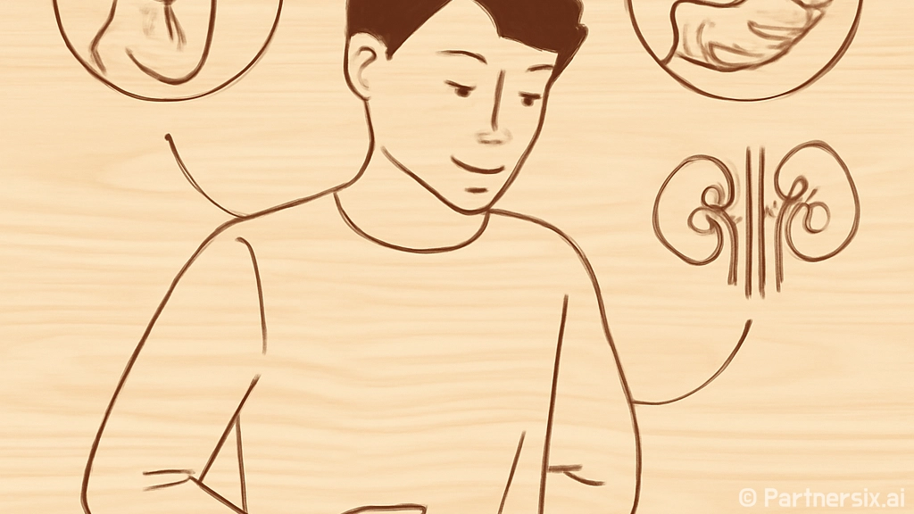 왼쪽 옆구리 통증의…