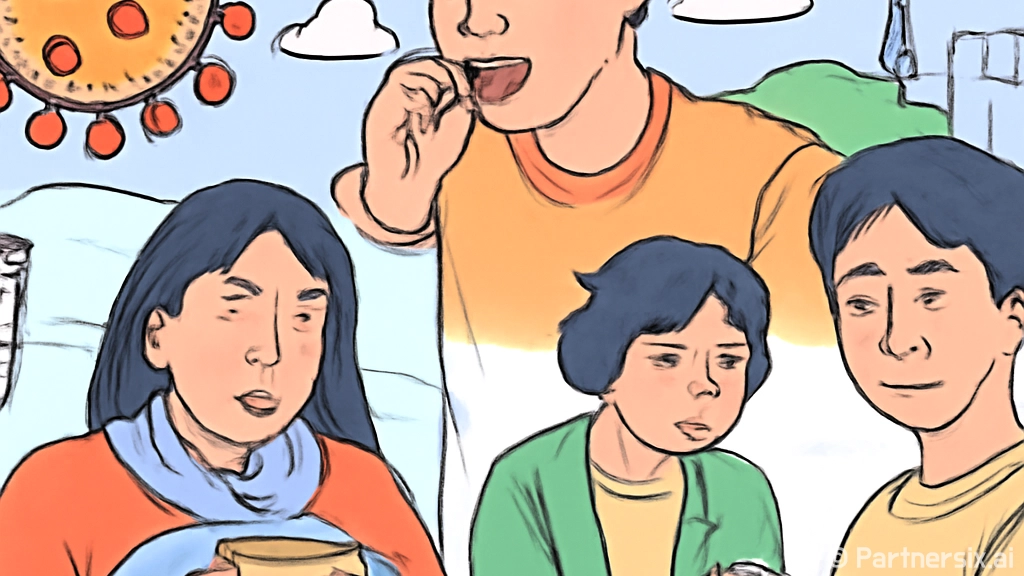 B형 독감 증상을 …