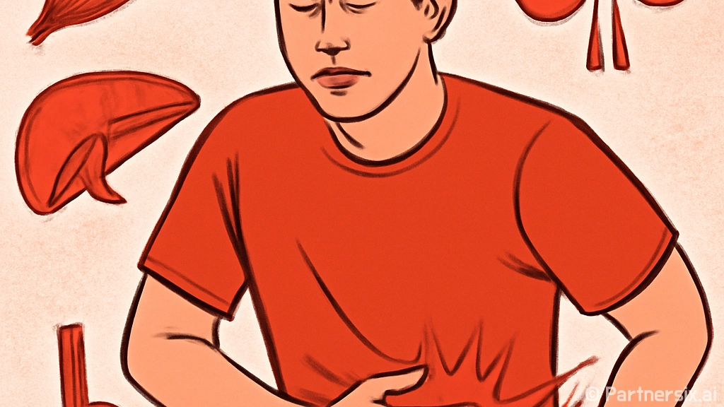 오른쪽 옆구리 통증…