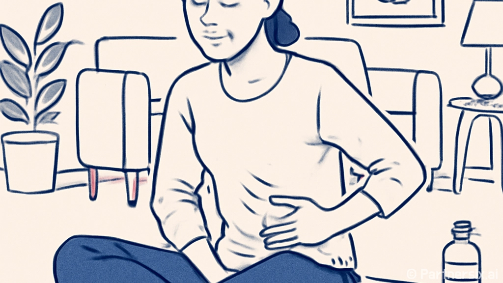 왼쪽 옆구리 통증을…