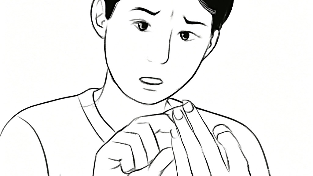 손톱에 나타난 검은…