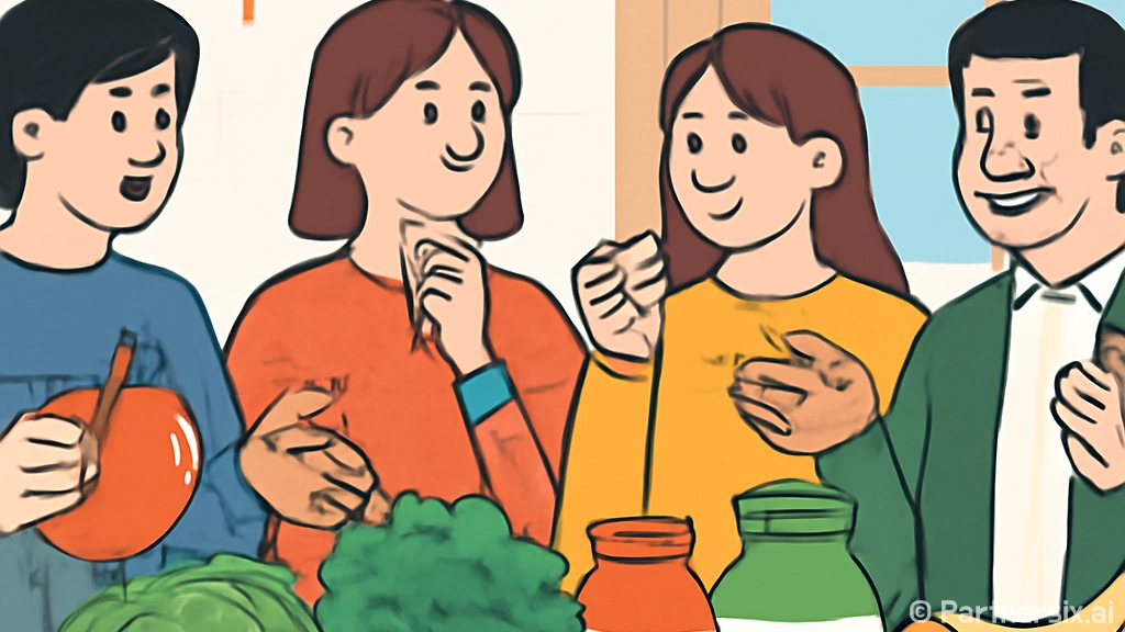 건강식품을 선택하는…