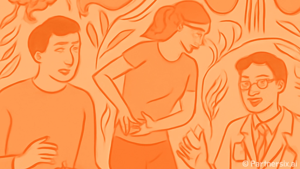 오른쪽 옆구리 통증…