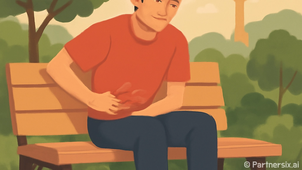 오른쪽 옆구리 통증…