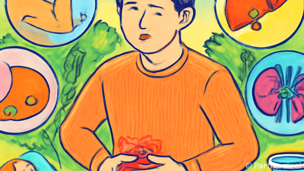 오른쪽 옆구리 통증…