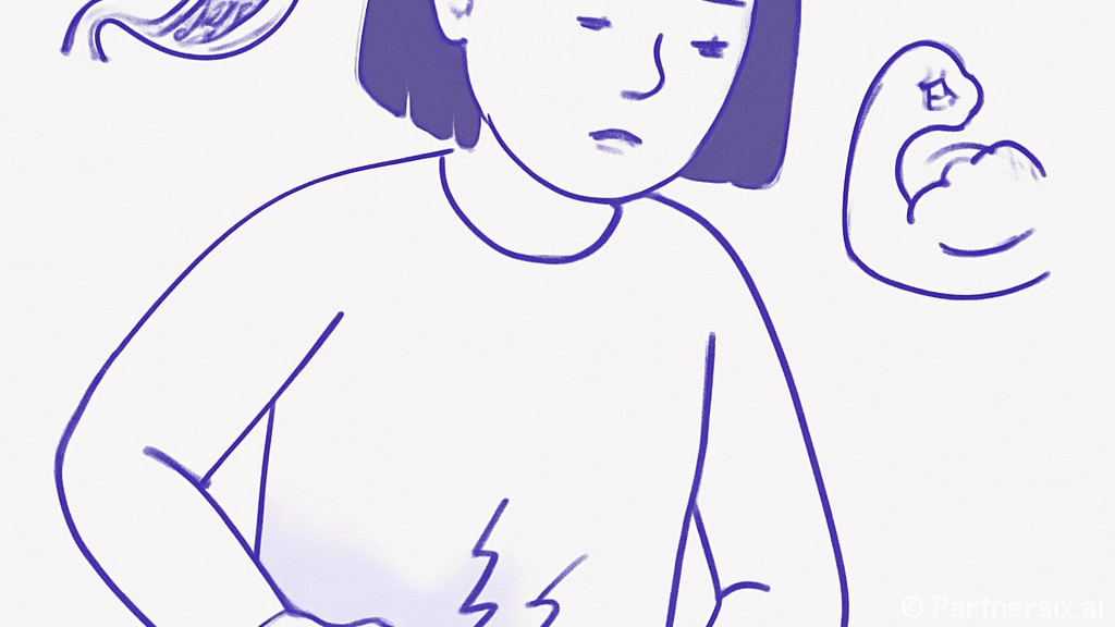 오른쪽 옆구리 통증…