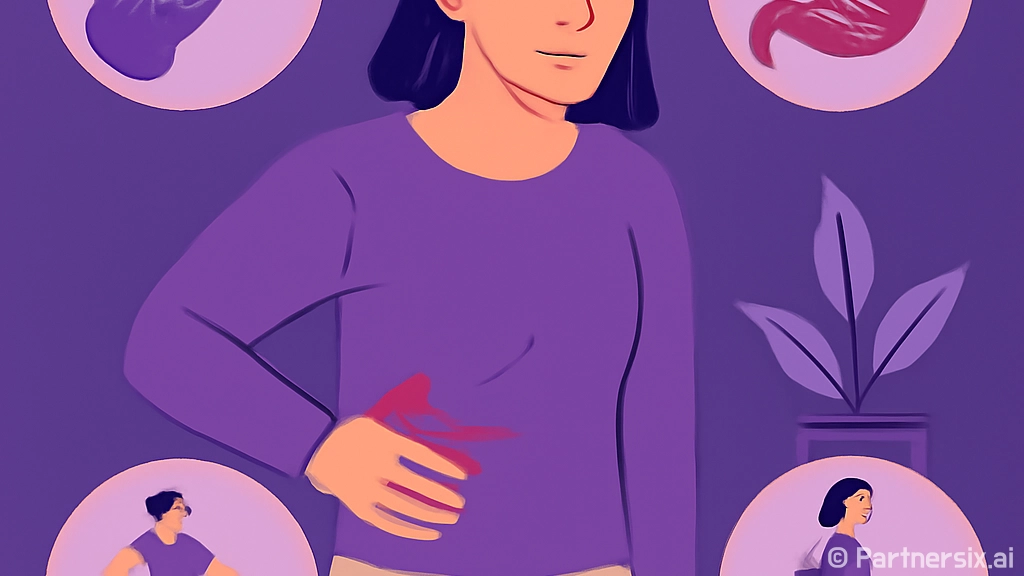 오른쪽 옆구리 통증…