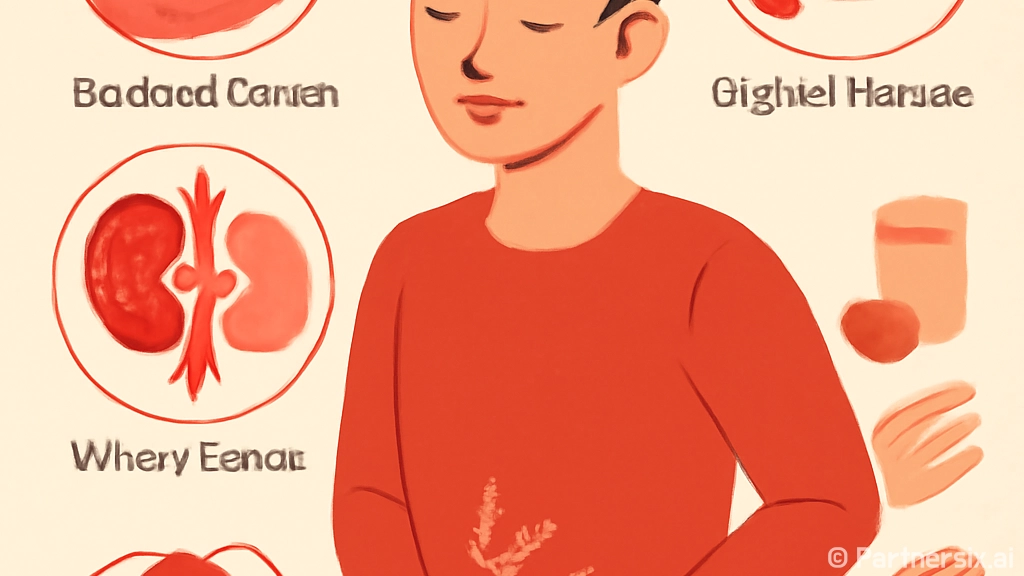 오른쪽 옆구리 통증…