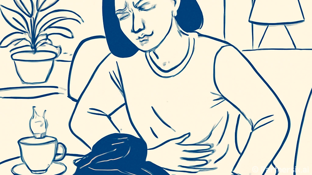 오른쪽 옆구리 통증…