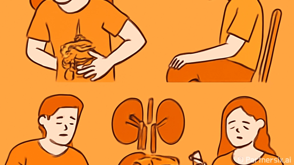 왼쪽 옆구리 통증을…