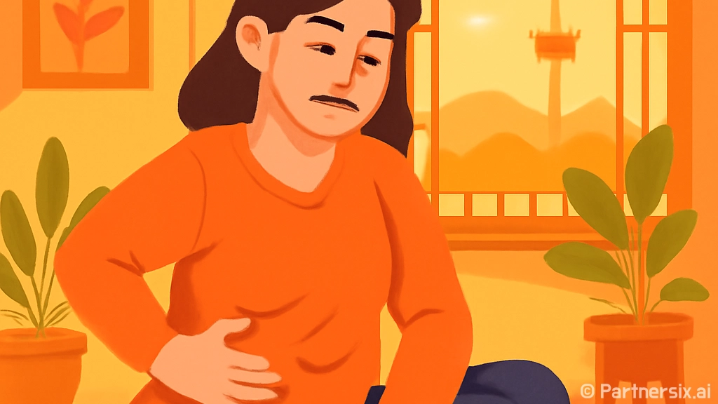 왼쪽 아랫배 통증을…