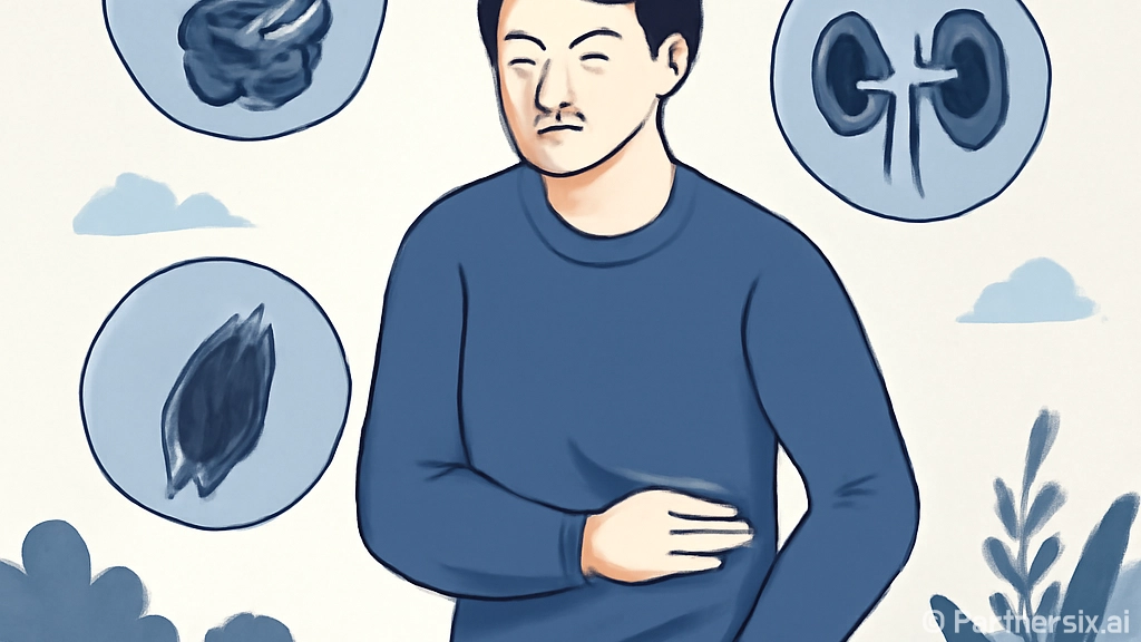 왼쪽 옆구리 통증의…