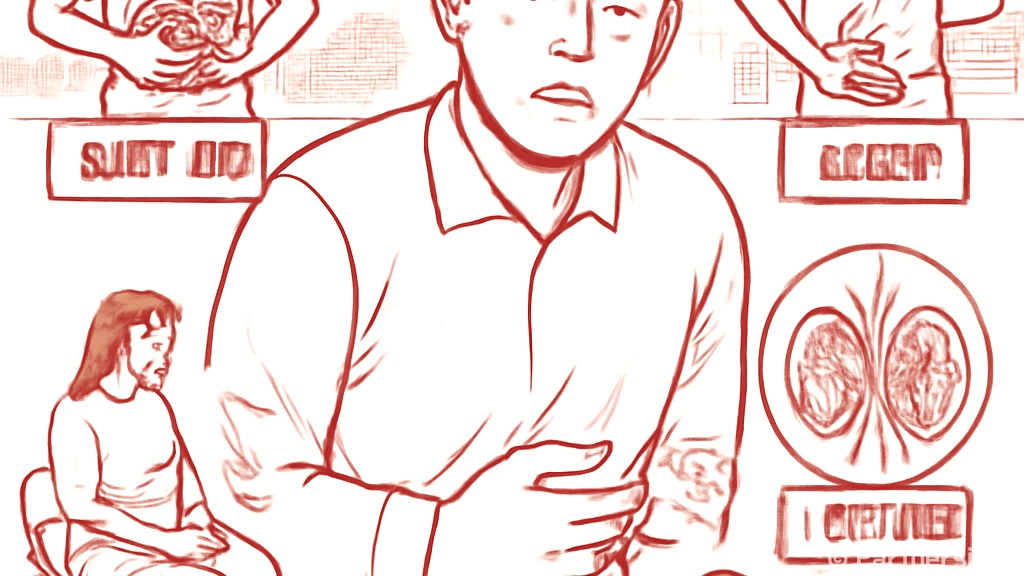 왼쪽 옆구리 통증을…