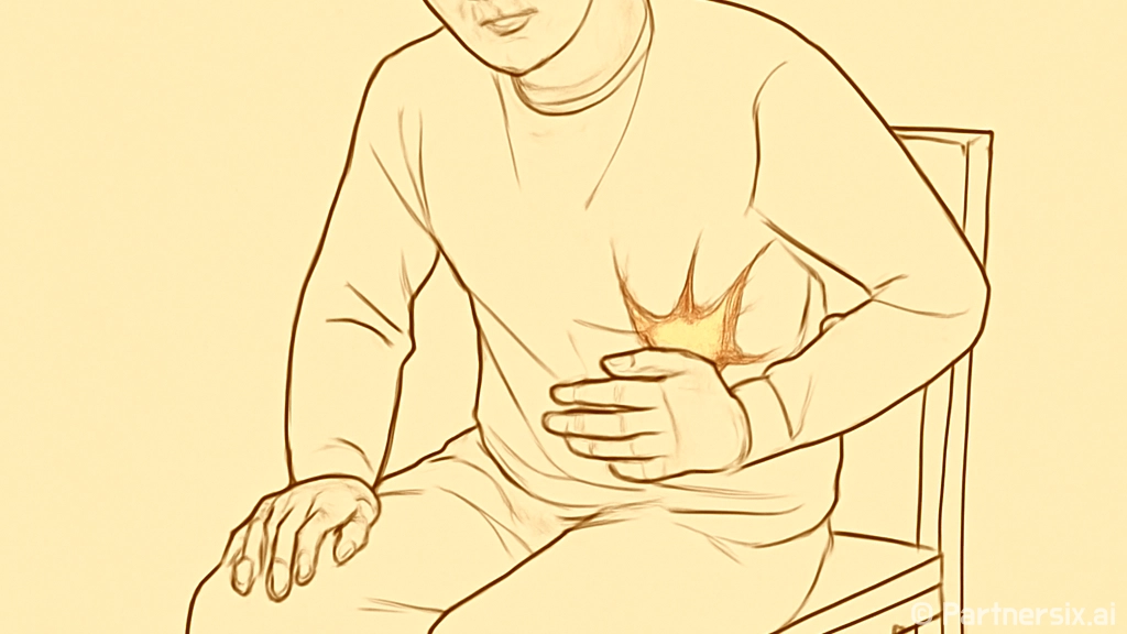 왼쪽 옆구리 통증을…