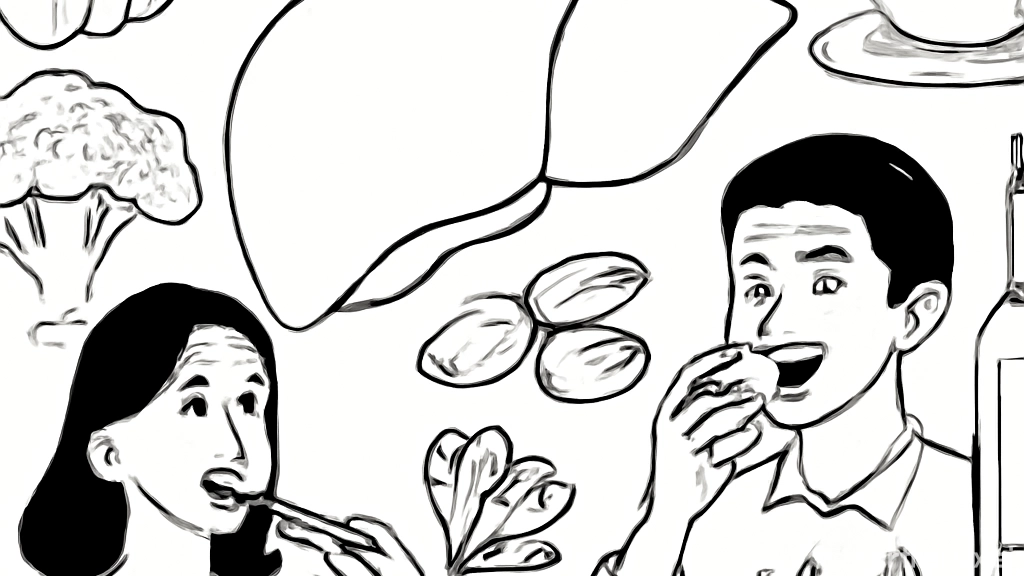 간에 좋은 음식을 …