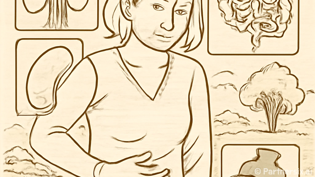 왼쪽 옆구리 통증을…