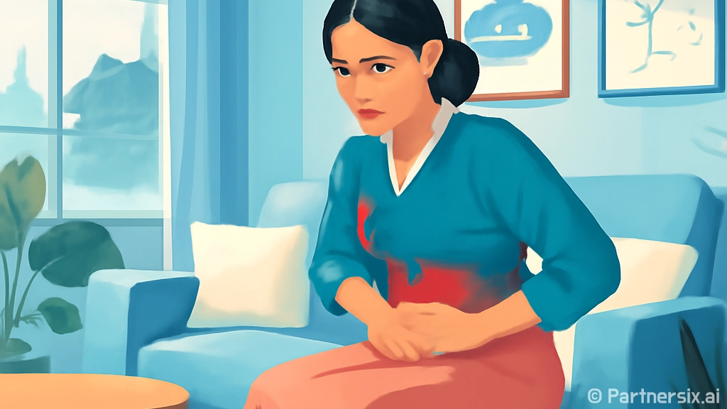 왼쪽 아랫배 통증 …