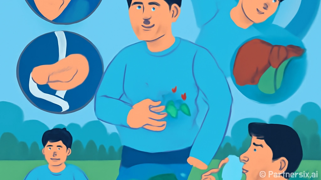 오른쪽 옆구리 통증…
