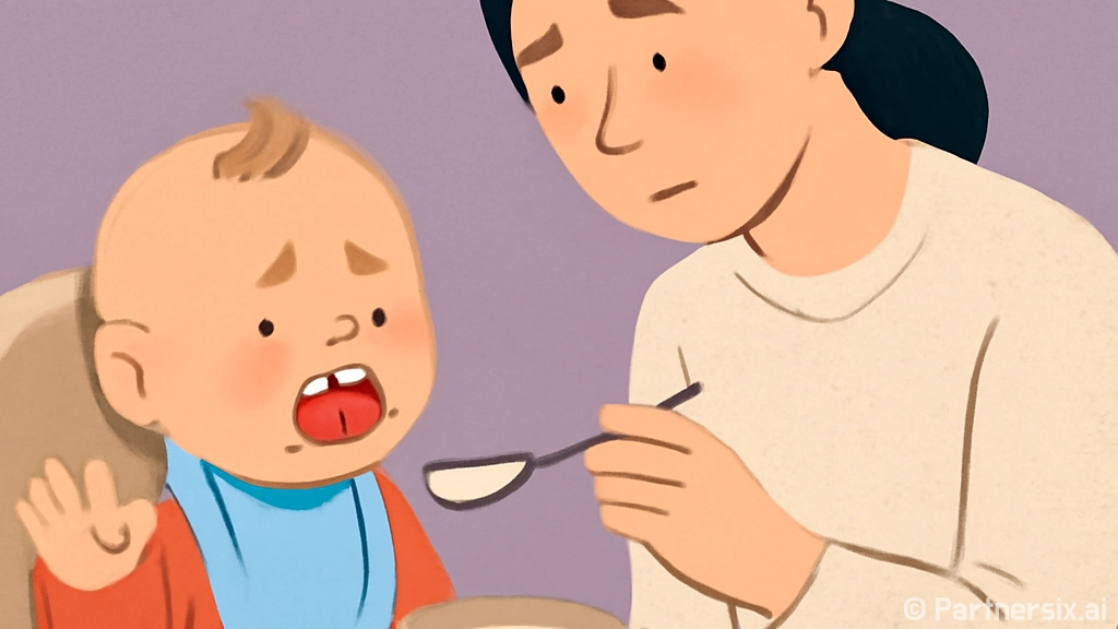 아기 구내염 집에서…