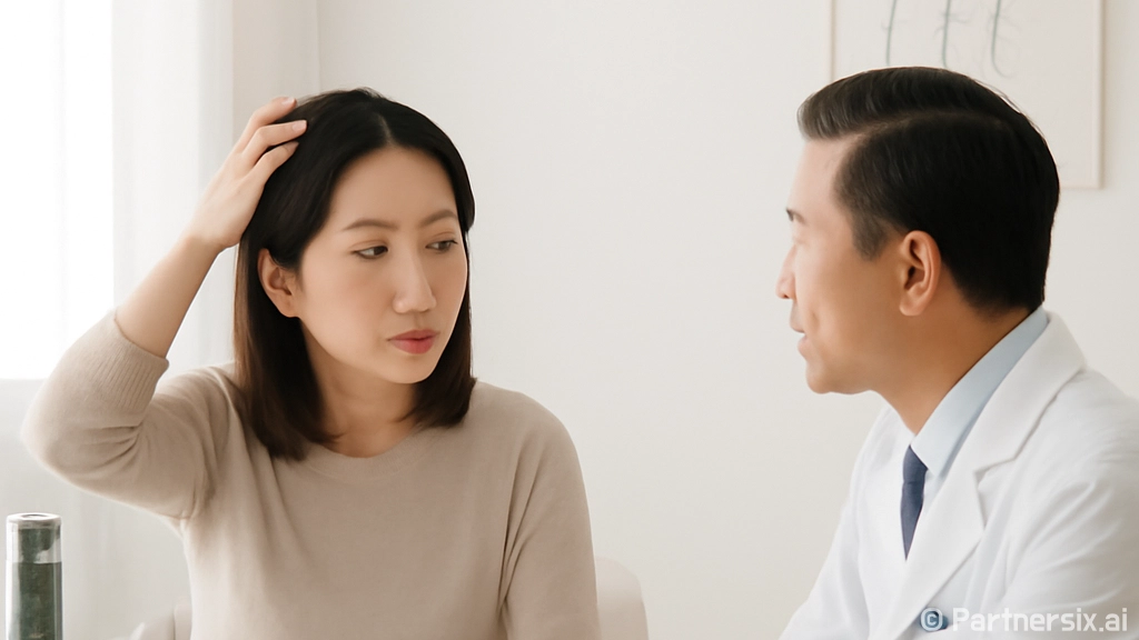 여성탈모치료 시작하…