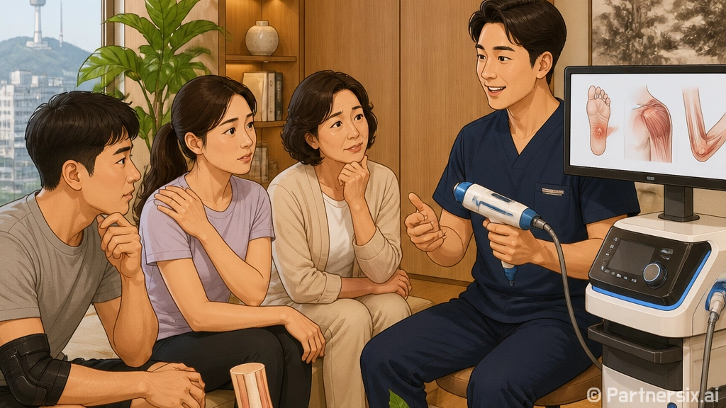 체외충격파치료기 받…