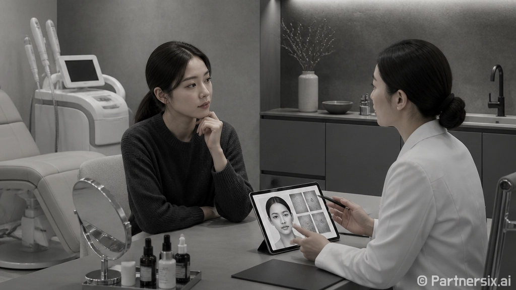 피부과필링 받기 전…