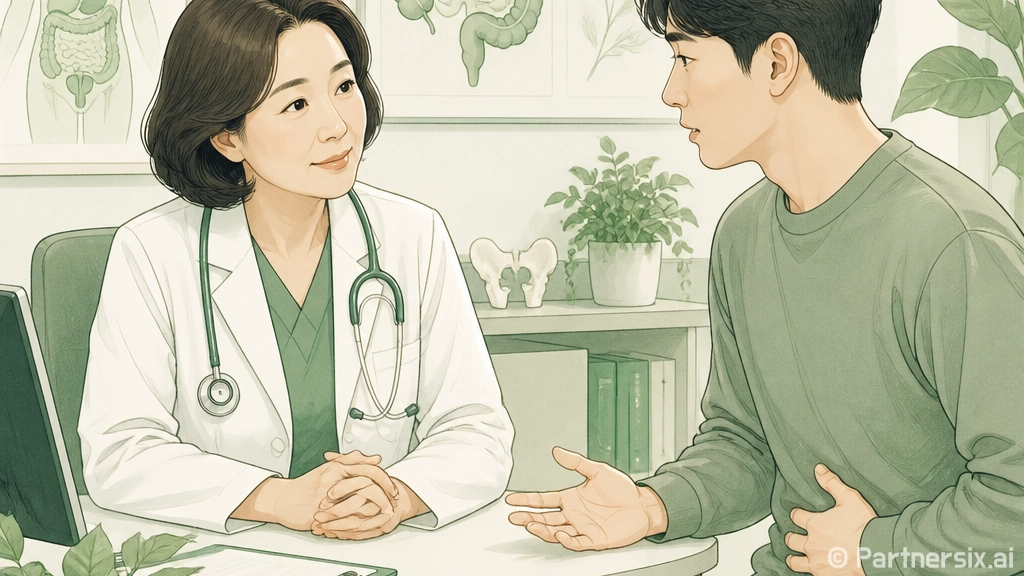 왼쪽 아랫배 통증이…