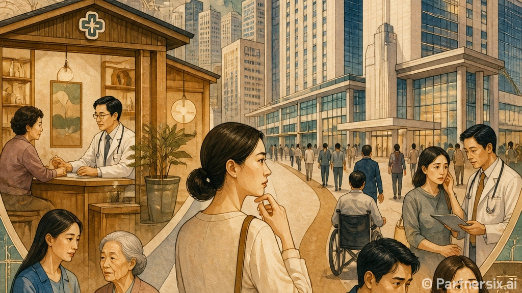 병원 처음 갈 때 …