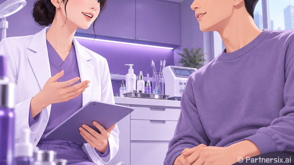 피부과필링 받기 전…