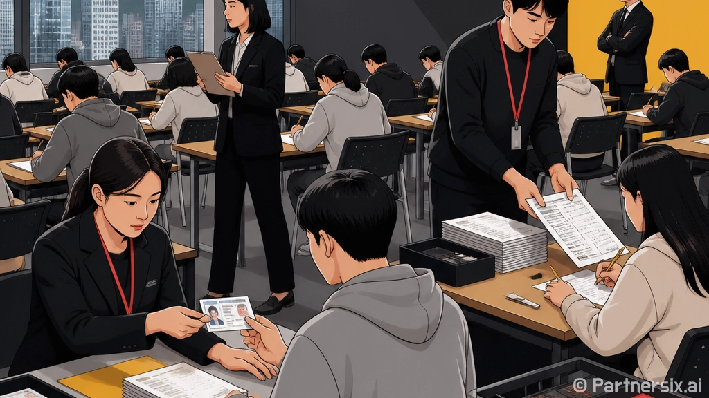 시험감독알바 처음 …