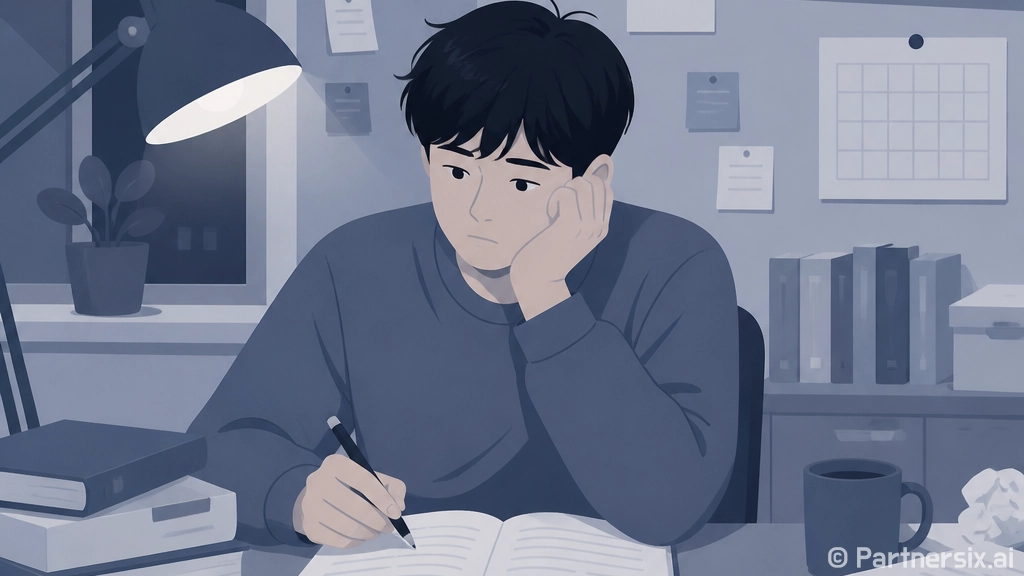 그믐달처럼 공부 리듬이 어두워질 때 다시 붙잡는 방법
