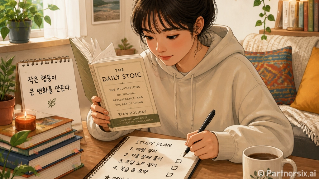 the daily stoic로 공부 멘탈 루틴 만드는 방법