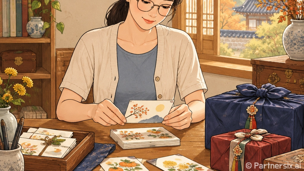 한가위 인사말 상황별로 자연스럽게 쓰는 방법
