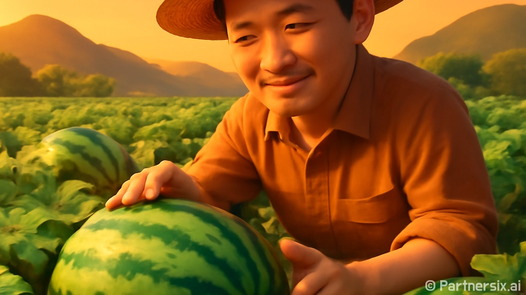 수박 수확시기 맞추는 방법, 초보도 당도 높게 따려면 이렇게 보세요