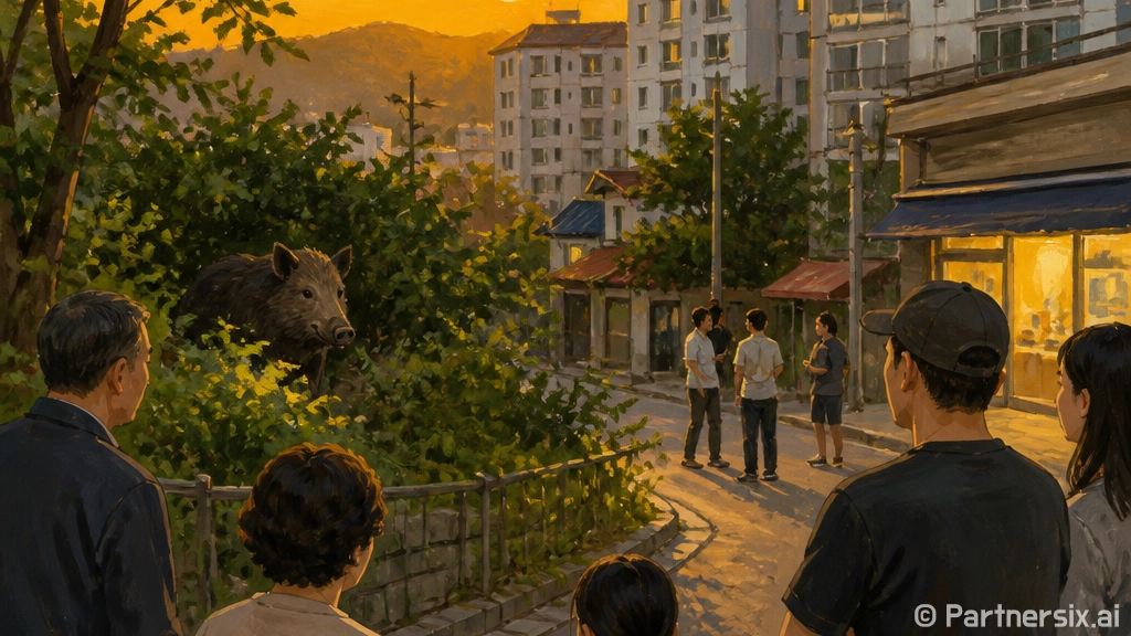 안성 공도 멧돼지 만났을 때 대처하는 방법