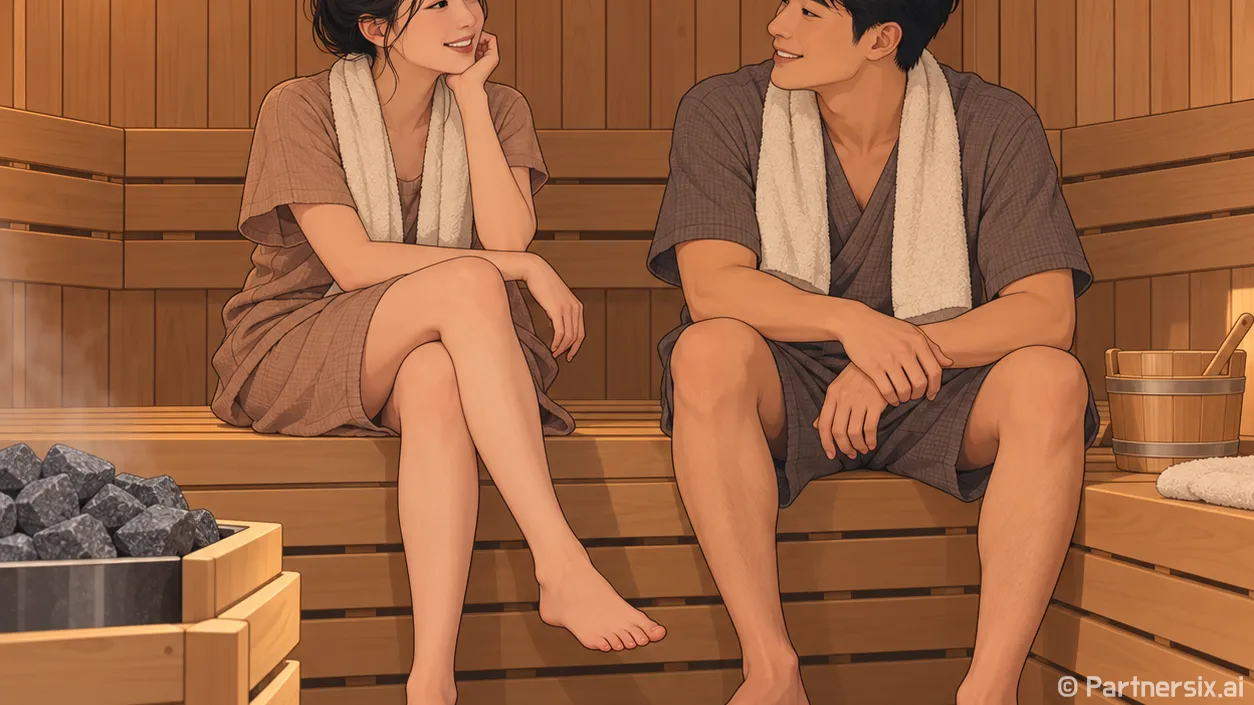 사우나 고온에서 무…