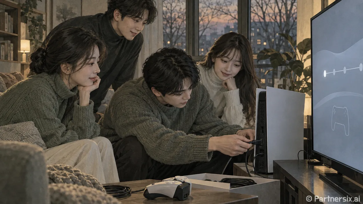 플스5 처음 켰을 때 설정하는 방법