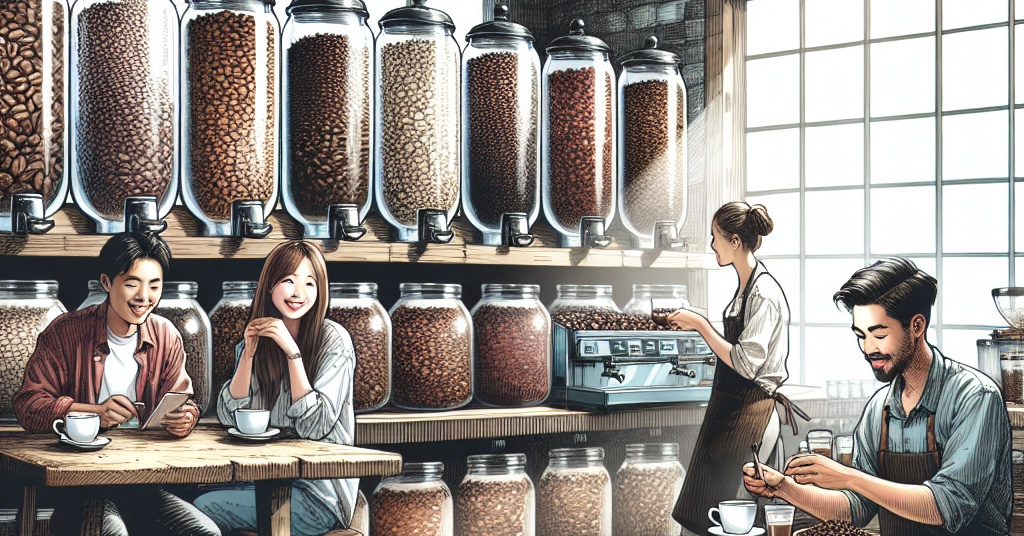 커피원두, 창업의 …