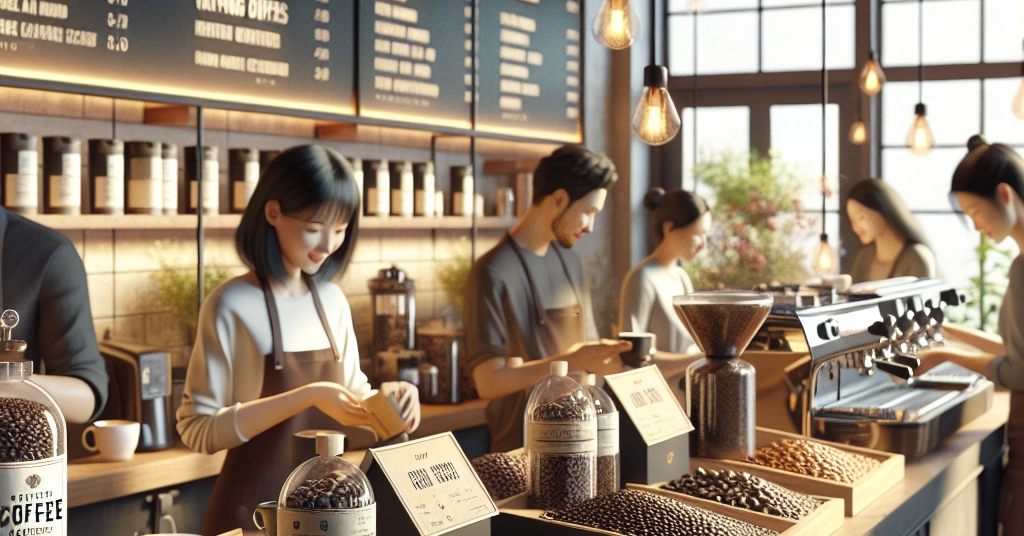 커피원두의 세계에 …