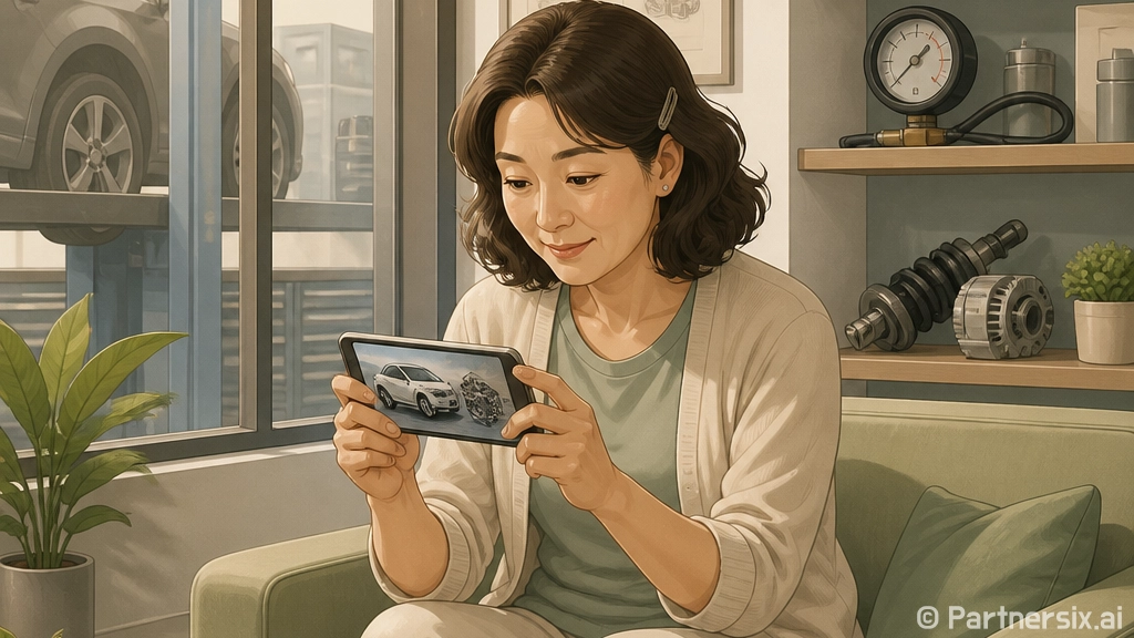틱톡커가 자동차 콘…
