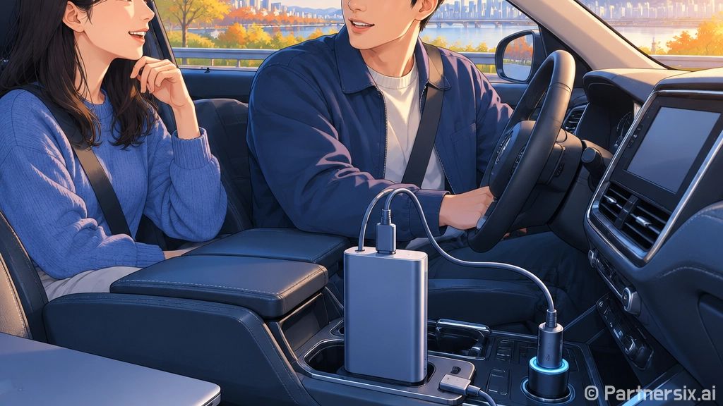 차 안에서 노트북충전기 안전하게 고르는 방법
