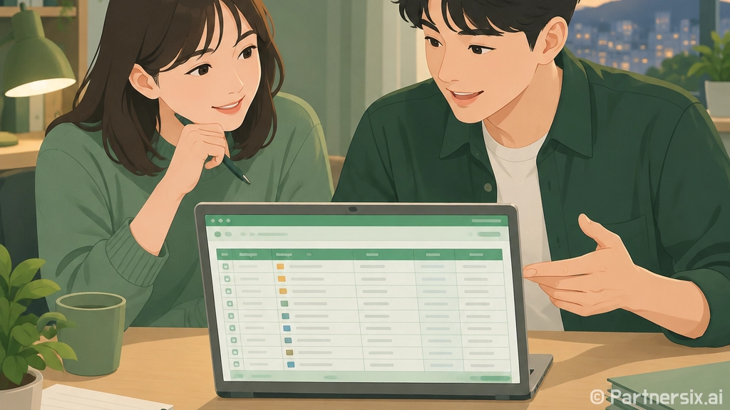 초보자를 위한 엑셀기초, 자동차 유지비 표 만드는 방법