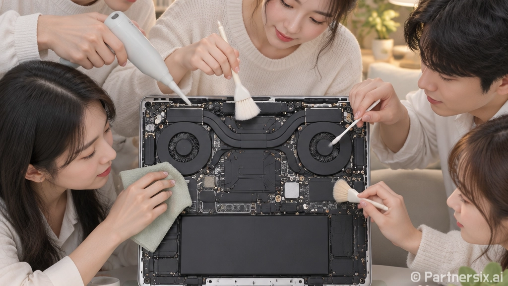 초보자를 위한 노트북청소 방법, 팬 소음과 발열 줄이려면 이렇게