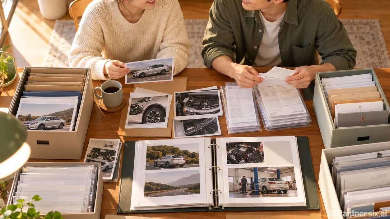 자동차 관리 기록을…
