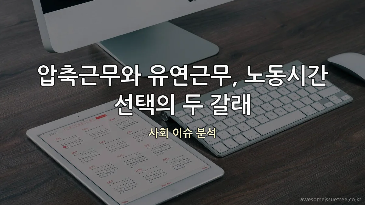 압축근무와 유연근무, 노동시간 선택의 두 갈래