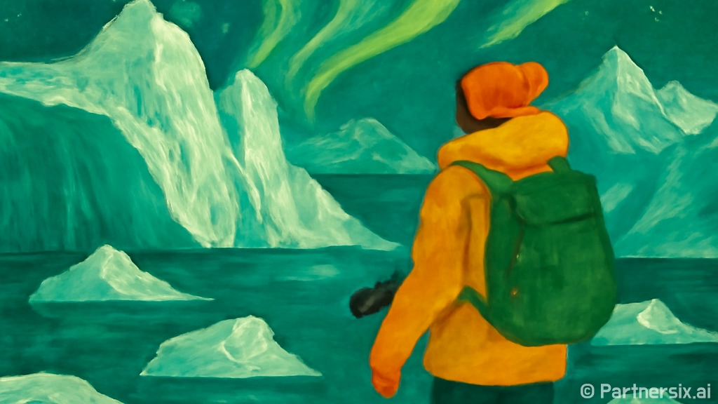 그린란드를 탐험하는…