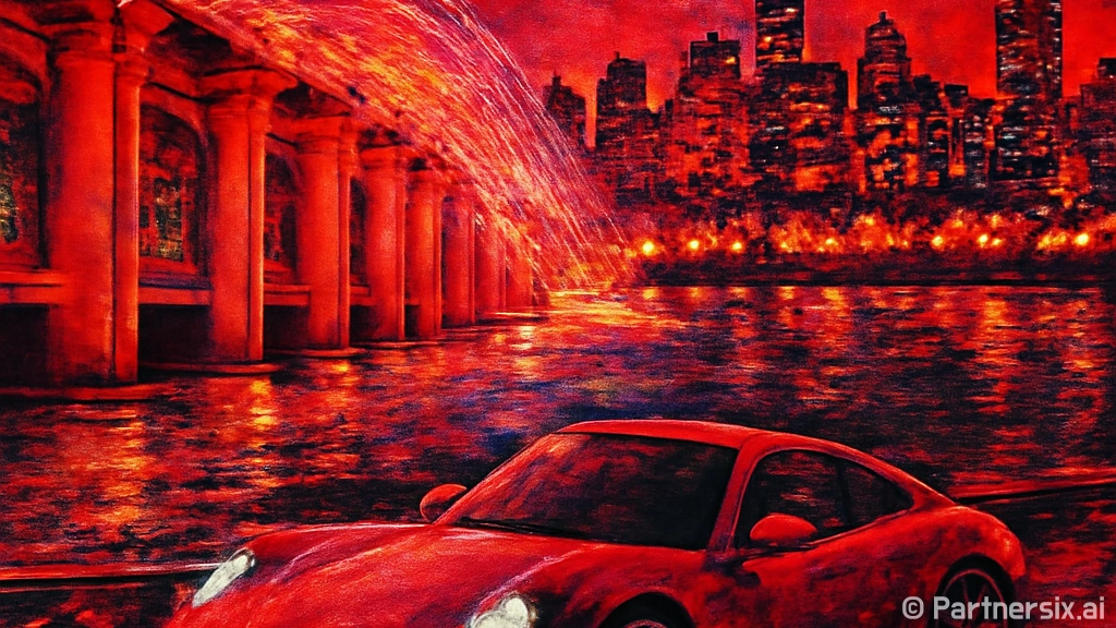 반포대교에서 포르쉐…