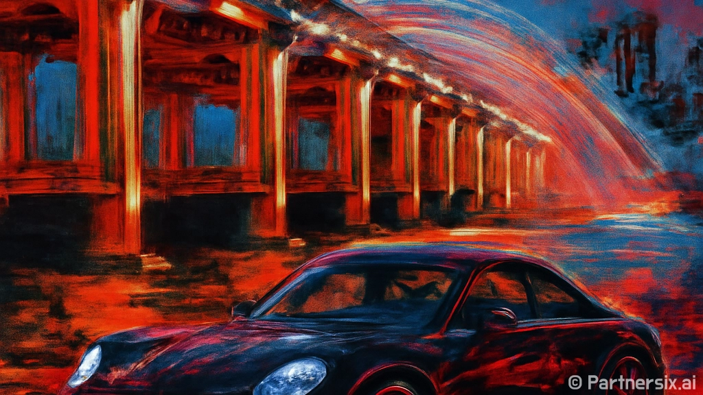 반포대교에서 포르쉐…