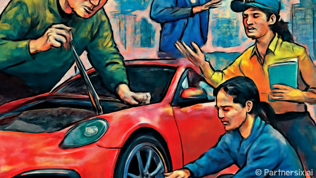 포르쉐 추락을 예방…